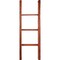 Ekena Millwork 15"W x 48"H x 3 1/2"D Vintage Farmhouse 3 Rung Ladder, Barnwood Decor Collection, Salvage Red DECR015X048X04LDRRD - alternate 3